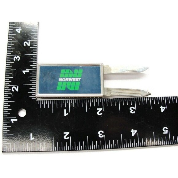 Barlow Norwest Money Clip Silver Tone Knife File Credit Card Cash ID - Picture 8 of 10